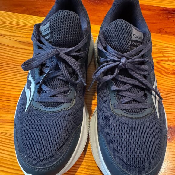 Saucony Cohesion Women's Navy and White Sneakers Size 41 - Picture 1 of 7
